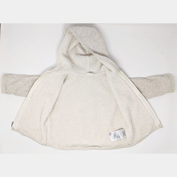 Gap Oatmeal Sherpa Logo Sweatshirt Oatmeal - Picture 3 of 8